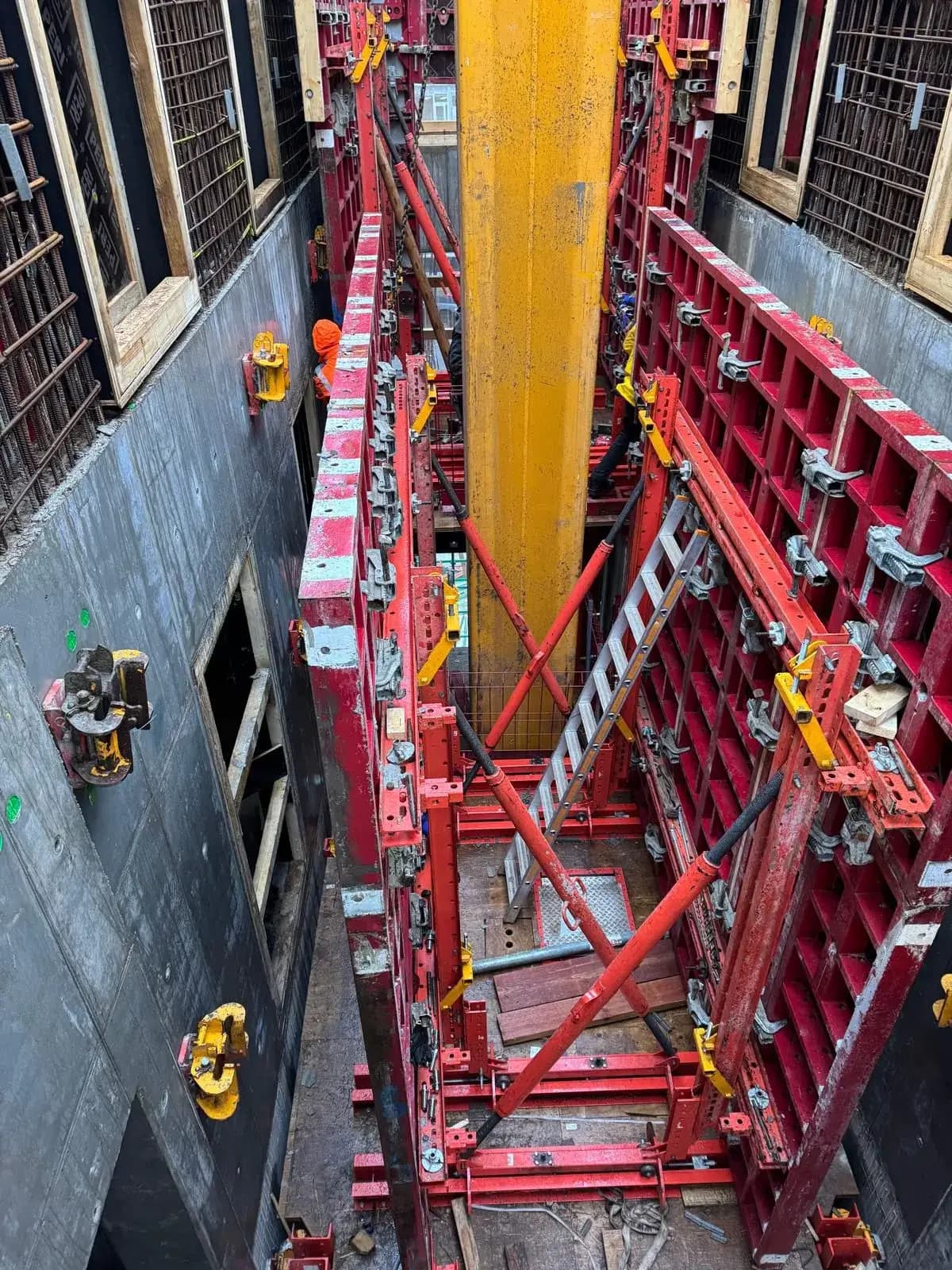 Schalungssystem für Betonarbeiten im Rohbau